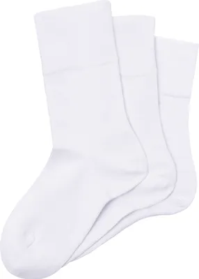 Produktbild von H.I.S. Socken Diabetikersocken Damen Herren Socken 3 -teilig 3x weiß Größe 35/38