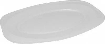 Produktbild von 20x Servierteller Party-Platte oval weiß 55 x 36 cm Größe XL