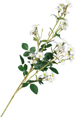 Produktbild von Künstliche Multiflora-Rose, realistische bunte Kunstblume, Hochzeit, Home Office, Tischdekoration, Kunstblumenzweig, Blumenarrangement, Dekoration