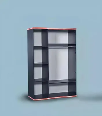 Immagine prodotto di Armadio nero Armadio Mobili Armadi Camera dei bambini legno 131x60x200