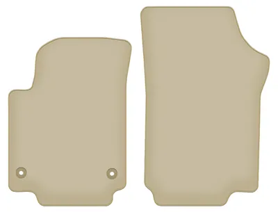 Image de Tapis de sol avant velours PREMIUM beige compatibles avec Seat Mii (2011-, berline à hayon) – avec fixations – sur‑mesure