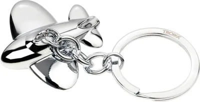 Produktbild von TROIKA JETSETTER, Schlüsselanhänger, Chrom, Silber, Metall, Abbildung, Chrom, 49 g
