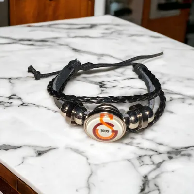 Produktbild von Galatasaray Armband ohne Sterne 3D Gravur im Glas