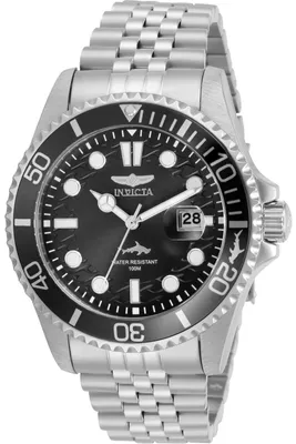 Produktbild von Invicta Pro Diver 30609 Herrenuhr - Quarzwerk - Edelstahl mit schwarzem Zifferblatt - 43 mm