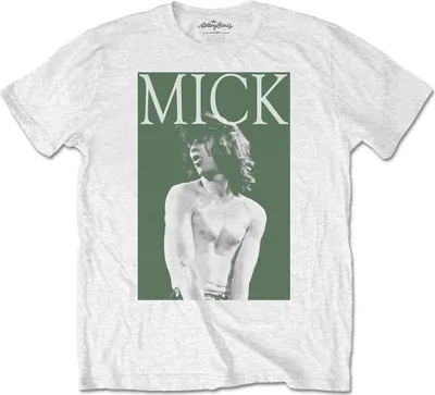 Produktbild von The Rolling Stones Mick Photo Version 2 White M T-Shirt