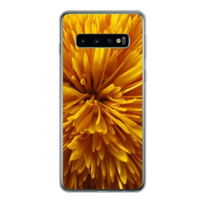 Produktbild von MuchoWow® Handyhülle Schutzhülle Hülle für Samsung Galaxy S10 Löwenzahn - Gelb - Abstrakt Silikon Softcase Handy Hülle - Handytasche