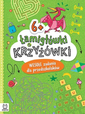 Immagine prodotto di Łamigłówki i krzyżówki. Wesołe zadania dla przedszkolaków 6+