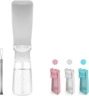 Produktbild von Wasserdichte, 550ml, faltbare Trinkflasche für Hunde, unterwegs