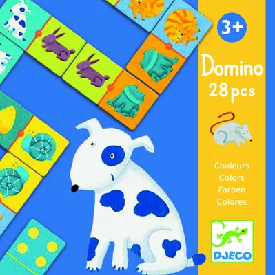 Productafbeelding van Dieren en kleuren Domino Djeco