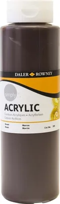 Produktbild von Daler Rowney Simply Acrylfarbe Brown 750 ml 1 Stck