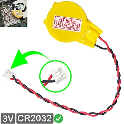 Produktbild von CR2032 CMOS-Batterie Stecker kompatibel mit motherboard 48.4GU01.021 Mainboard