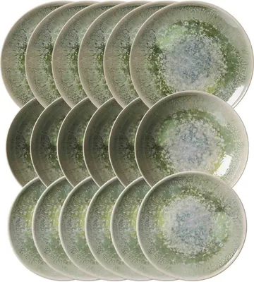 Produktbild von Ritzenhoff & Breker Cecina Teller-Set 18-teilig Jade