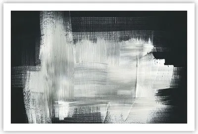 Produktbild von Poster - Poster ohne Rahmen - Abstraktion Schwarz Weiß - 91,5x61 cm - Wand Bild - Wanddeko - Wandbilder - Kunstposter - Wandposter - Bilder - Kunstdruck - Wanddekoration - Wandbild - P2XAA91x61-4173