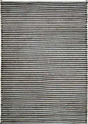 Obrázok produktu pre Koberec z vlny, juty a splietanej bavlny, sivý, 190 x 290 – v bohémskom štýle