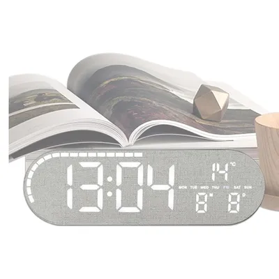 Produktbild von Digitaler Wecker, LED Uhr Licht, Tischuhr Digital LED, LED Wecker Uhr, Multifunktionsuhr,2 Alarme, 4 Helligkeitsstufen, für Wohnzimmer und Schlafzimmer