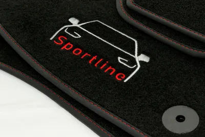 Image de SPORTLINE Jeu de tapis de sol en velours pour Audi Q3 I 8U (2011-2018) - Précisément adapté