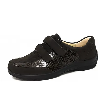 Zdjęcie produktu dla Waldläufer Hesna damskie buty wsuwane w kolorze szarym, rozmiar 5