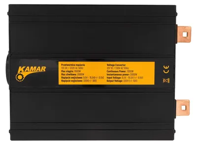 Imagen del producto de Convertidor de voltaje de 12 V a 230 V - Potencia continua de 1000 W