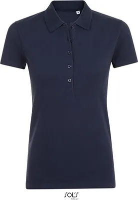 Produktbild von SOLs 01709 | Damen Phoenix Polo / Gekämmte, ringgesponnene Baumwolle - Farbe: French Navy - Größe: M
