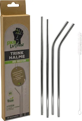 Produktbild von Edelstahltrinkhalme Set