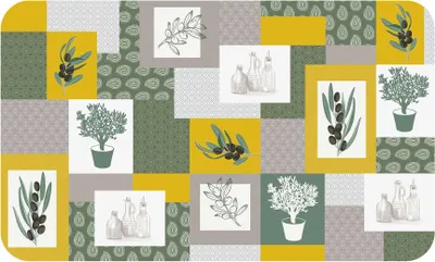 Image de Tapis graziella olive