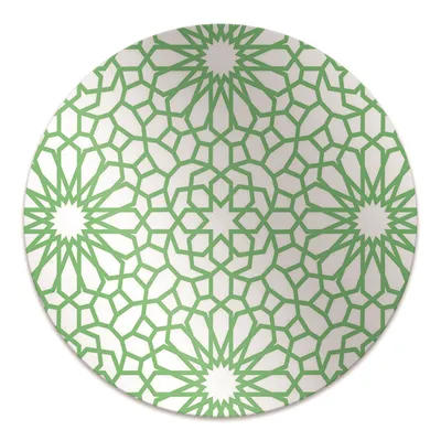 Produktbild von Rundmatte - Stuhlunterlage Bürostuhlunterlage - Rund Ø 100 cm - Bodenmatte - Fußmatte - Orientalische Blume.