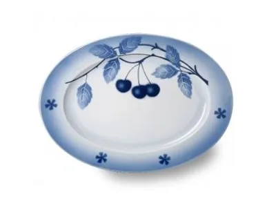 Obrázek produktu pro Thun 1794 Mísa oválná, český porcelán, 32 cm, Nina, modré třešně, Thun