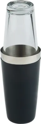 Assheuer und Pott Boston Shaker 2 Teilig Edelstahlbecher schwarz 700ml