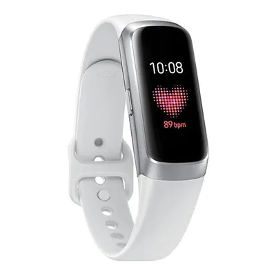 Produktbild von Samsung Galaxy Fit, Aktivitäts-Trackerarmband, 2,41 cm (0.95"), AMOLED, 120 mAh, Wasserfest, Weiß