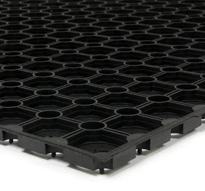 Obrázek produktu pro Gumová venkovní vstupní rohož FLOMA Honeycomb - 80 x 120 x 1,6 cm