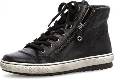 Produktbild von Gabor Damen Schnürstiefel & Boots ungefüttert schwarz Gr. 51/2