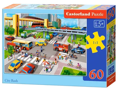 Produktbild von Puzzle 60 Teile Stadtagglomeration 066131
