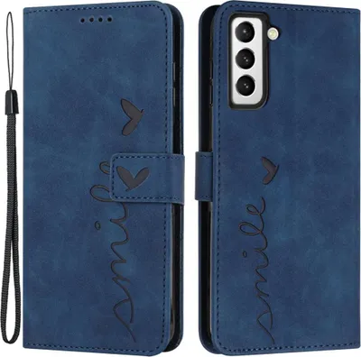 Produktbild von Samsung Galaxy S22 Hülle - Coverup Smile Klapphülle - Blau