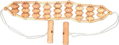 Image de Bande de massage, surface de roulement de 470 mm - 112 * 8 * 3,5 cm - hêtre - 1 pièce - bois