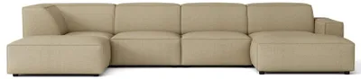 Produktbild von Selsey Sellmo - Wohnlandschaft , Chenille Dunkelbeige, 366 cm