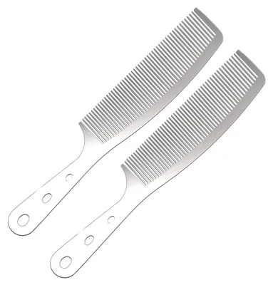 Produktbild von 2 Stück antistatisches Friseurbürsten-Set aus Edelstahl
