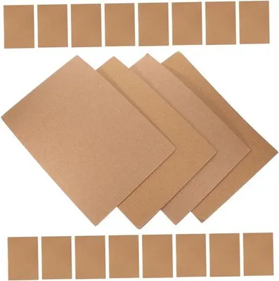Produktbild von Kartonblätter gegolfd bunt - Extra robustes Design - 20 Stück