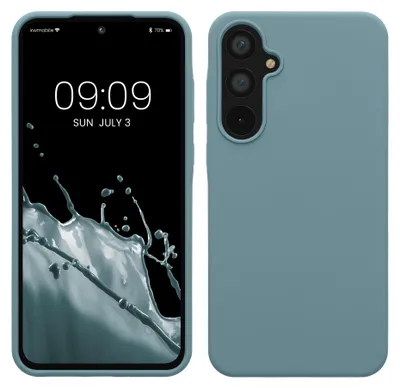 Produktbild von kwmobile Handyhülle für Samsung Galaxy A55 5G Hülle - Case Silikon - Kabelloses Laden - Schutzhülle Cover in Antique Stone