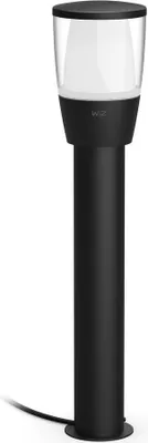Produktbild von WiZ Verlängerung für Pollerleuchten, Intelligente Sockel-/Pfostenbeleuchtung, Wi-Fi/Bluetooth, Schwarz, Wi-Fi 4 (802.11n), 802.11b, 802.11g, LED, Metall, Kunststoff