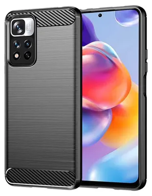 Obrázok produktu pre Techsuit Carbon Silicone puzdro pre Xiaomi Redmi Note 11 Pro+ 5G – čierne