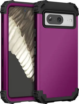 Image de Étui pour Google Pixel 8 Hybrid 3in1 PC et TPU antichoc, étui durable Violet