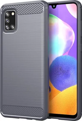Immagine prodotto di Custodia Cadorabo per Samsung Galaxy A31 in TPU grigio protettivo custodia cover telefono cellulare
