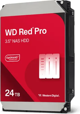 Immagine prodotto di WD Red Pro WD241KFGX - Disco rigido - Enterprise - 24 TB - interno - 3,5″ (8,9 cm)