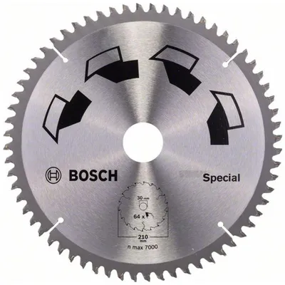 Obrázek produktu pro Bosch 2 609 256 893, Dřevotříska, Plast, Měkké dřevo, Dřevo, 21 cm, 3 cm, 2,5 mm