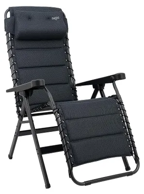 Relaxsessel Air-Deluxe, Aluminium, grau, klappbar