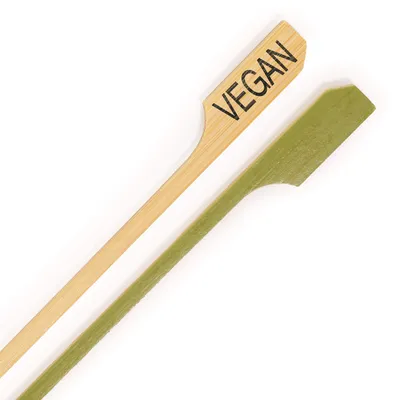 Productafbeelding van Veganistische bamboespiedjes, 3,5 inch - 100 stuks