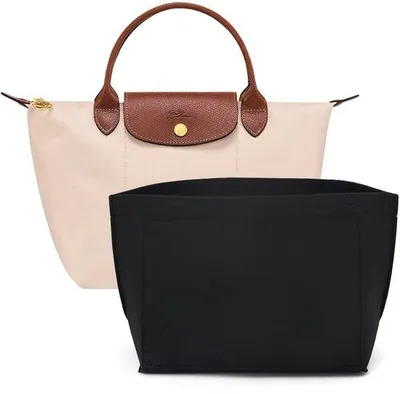 Produktbild von Handtas-Organizer mit Multi-Pocket, Vlies, Schwarz, M, Befestigung für den Wagen