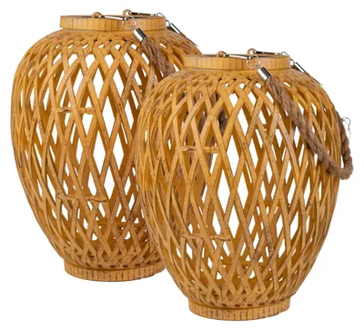 Obrázek produktu pro Solární světlo LED, lucerna, vzhled dřeva, V 24 cm
