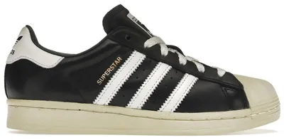 Produktbild von adidas Superstar Black White Sail - EU 37 1/3