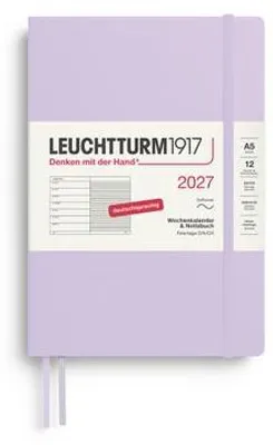 Immagine prodotto di Agenda settimanale e taccuino Medium A5 Lilac 2027